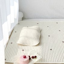 마롤로뜨 유아용 자수 누빔패드, 상큼체리