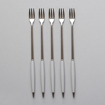 오체어스 스텐 파스텔 롱스틱 포크 5p, 그레이, 단품
