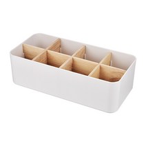 아트사인 다용도 원목수납함 8칸 12S503, 화이트, 1개