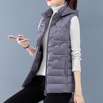 소니오 에뚜알 퀄팅 후드 조끼 패딩 임부복