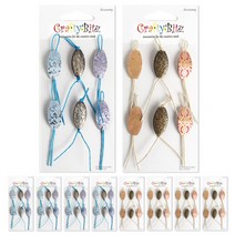 데어리즈 선물포장 전통 문양 입체 데코 스티커 고리 2종 x 5p 세트, 혼합색상, 10매