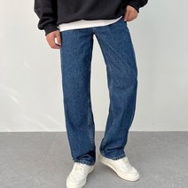 맨타임 남성용 PWP 이지 워싱 데일리 와이드 데님 팬츠