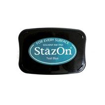 StazOn 츠키네코 유성잉크패드, sz-63 Teal Blue, 1개