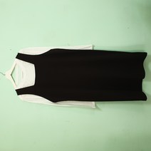후니네 스퀘어 임산부 멜빵원피스