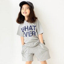 메르시보꾸 아동용 왓에버실키상하 주니어 반팔세트 SS21S19