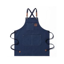 디지털빌리지 바리스타 방수 앞치마, 네이비, 1개