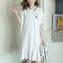 임부복 스포티카라 데일리 이지 원피스