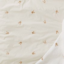 60수 바이오 워싱자수 원단, No 5253 아이보리