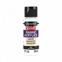데코아트 소소프트 패브릭물감 1 화이트, 59ml, 1색