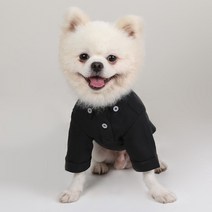 마켓에이 심플단색 강아지 셔츠, 블랙