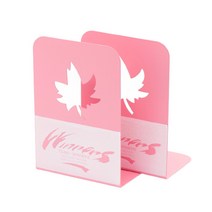 온클릭 철제 책꽂이 2p, 핑크