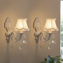 샛별하우스 캐슬 벽등 미니갓포함 2p, 화이트