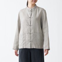 무인양품 프렌치 리넨 매듭 단추 셔츠 ACA32A1S