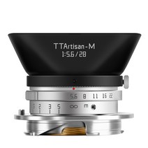 TTArtisan 28mm F5.6 라이카 M 마운트 카메라 렌즈, 실버