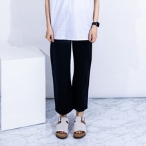 남성용 더간지 스트릿 그라데이션 와이드핏 코튼팬츠