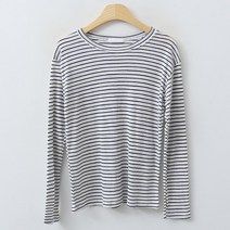 엔비룩 여성용 엔스트라이프 긴팔 티셔츠