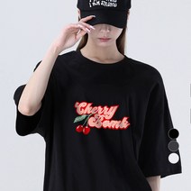 어썸어라운드 여성용 체리콕 반팔 티셔츠