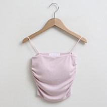 후문 여성용 벨리아나 셔링 크롭 슬리브리스 #86795