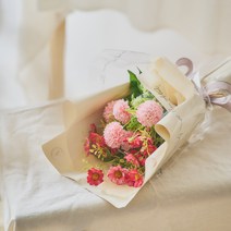 아스파시아 보고싶은마음 성묘 산소 꽃다발, 핑크