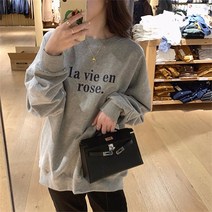 라비안 로즈 가을 얇은 트렌디 임산부 맨투맨