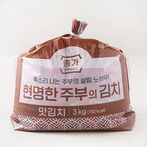 대상 종가 현명한 주부의 맛김치, 3kg, 1개