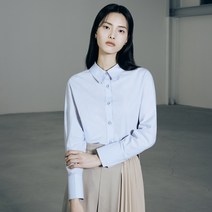 마인드브릿지 여성용 수피마 커프스 변형 셔츠 MWWS2202