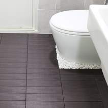 생활업글연구소 데크타일 조립마루 바닥, 18장, 다크 브라운