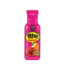청정원 찍먹 맵닭치즈소스, 250g, 1개