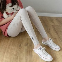 라인 절개 쫀쫀 스티칭 임산부 레깅스