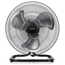 대우 좌우회전 5단 대형 공업용 업소용 선풍기 51cm, DEF-SF2000H, 블랙