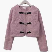 슈가펀 여성용 츄잉 덤블 세미크롭 자켓