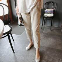 봄여름 데일리 9부 임산부 바지