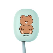 트라이코지 베어 LED 미니 휴대용 칫솔살균기 STB-022, 민트