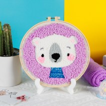 쏘앤영 핸드메이드 스킬자수 DIY 키트, 강아지, 1개