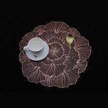 에이홉 고급스러운 테이블매트 4p, 로즈골드, (38x38cm)