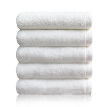 타월리스트 안단테 무형광 호텔수건 150g 30수 코마사, 밀크화이트, 5개
