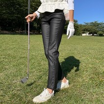 패션풀 여성용 GOLF F 와이드밴딩 코팅 팬츠 28818