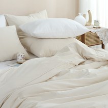 지베딩 순면 20수 워싱 이불커버 + 베개커버