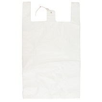 애니돌 손잡이 마트 비닐봉투 유백, 36L, 100개