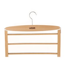 웨신 3단 바지걸이, 우드, 1개입