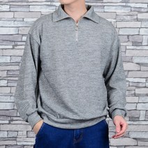 타운클로 무드 오버핏 반집업 니트 CM