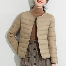 셀레네 여성용 소프트 숏 라이트 패딩 재킷