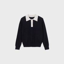 마인드브릿지 여성용 카라배색 니트 MWKT7201