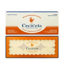 쎄씨쎌라 뷰티바 에그 앤 프렌치 노르망디 애플시더 비네거 비누, 51g, 1세트