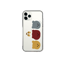 원베스트 디자인 클리어 젤리 휴대폰 케이스 03 모여있곰