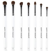 OON 이지 블랜딩 아이 메이크업 브러쉬 7종 세트, 화이트, 1세트
