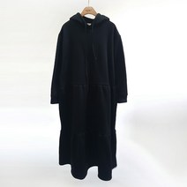 보리맘 후드 드레시 기모 임부 원피스 a156