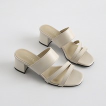 잭앤질 여성용 수제화 라인스트랩 통굽샌들 JB2302