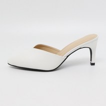 파이 여성 하이힐 뮬 슬리퍼 7cm OL030