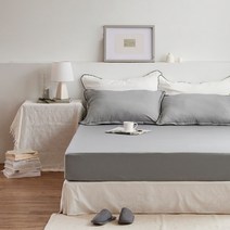 아이르 로이든 에어워싱 실키모달 홑겹 매트커버, 미드그레이